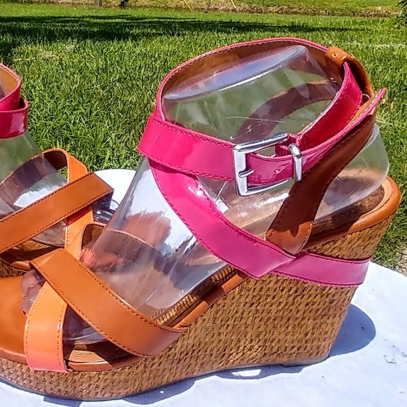 Colorful high heel sandals   Sz 10 - Picture 13 of 14